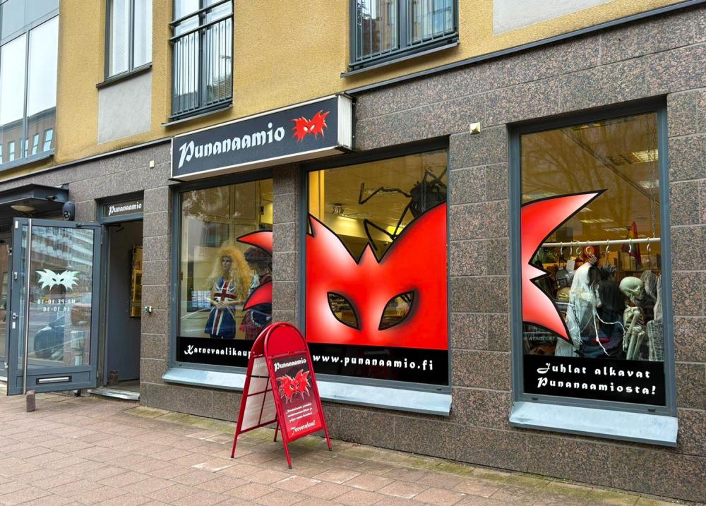 Turun Punanaamio myymälä
