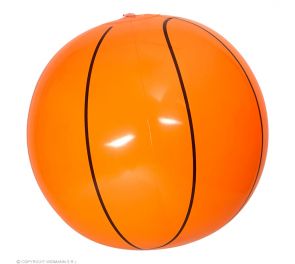 Oranssi puhallettava koripallo