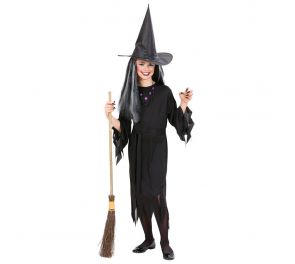 Little Witch costume and pointy hat for children