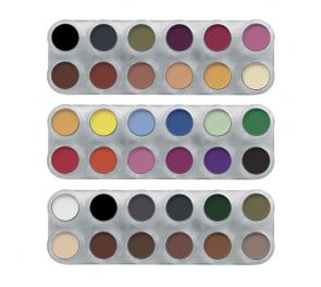 Grimas Eyeshadows/Rouges Palette 12