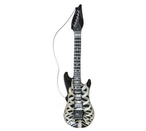 Inflatable guitar, skeleton