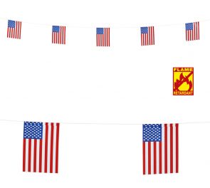 U.S.A. Flag Garland, 6 m