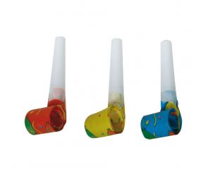 Party whistles, 6 pcs