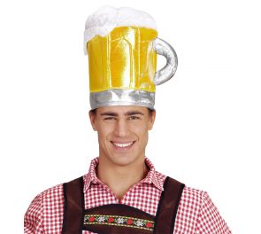 Beer stein hat is great for all the jolly events