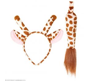 Giraffe dress-up set: diadem and tail