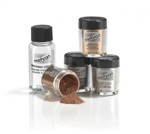 Mehron Metallic Powder & Mixing Liquid
