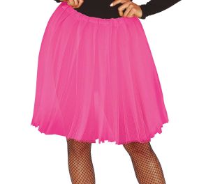 Kirkkaanpinkki tyllihame