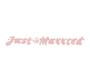 Just Married text garland, 3 meters