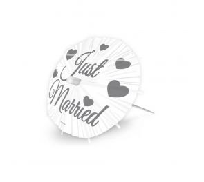 Just Married cocktail stick