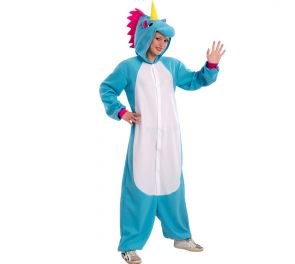 Blue Unicorn costume for adults