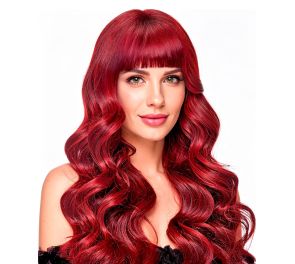 Michelle Dream Line -peruukki, punainen