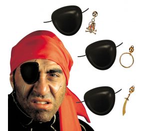 Pirate eye-patch + earring