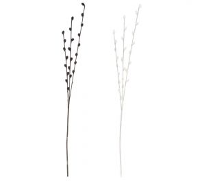 Catkin branch, black or white 64 cm