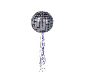 Disco ball shaped piñata