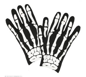 Skeleton gloves for kids