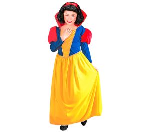 Pitkä Lumikki-mekko lapsille