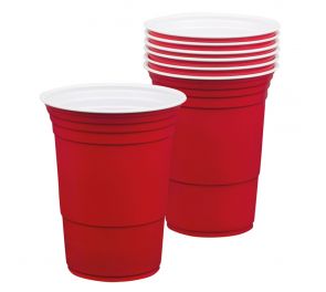 Red Cups -punaiset mukit, 6 kpl