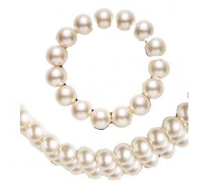 Pearl choker and bracelet