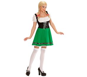 Oktoberfest-mekko naisella, Heidi