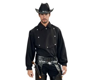 Musta cowboy-paita