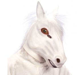 White horse mask