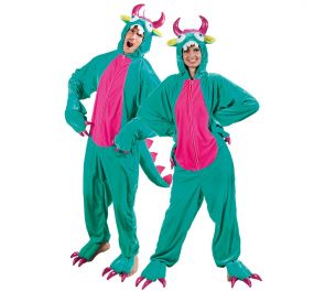 Moster-naamiaisasu aikuisille, haalari