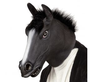 Black horse mask