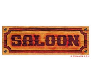 SALOON-kyltti