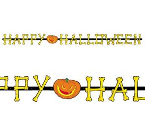 Kirjainbanneri, Happy Halloween