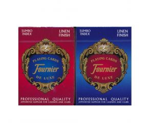 Fournier® Nº 818 Linen Finish Jumbo Index Playing cards