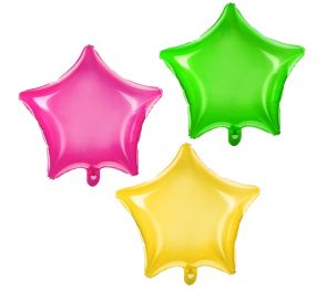 Plastic Star Foil Balloons