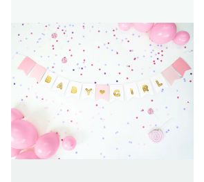 Baby Girl-lippusiima baby shower-juhliin tai gender reveal partyyn
