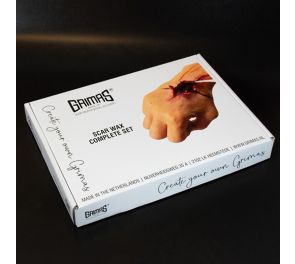 Grimas Scar Wax set complete pakkauksessa