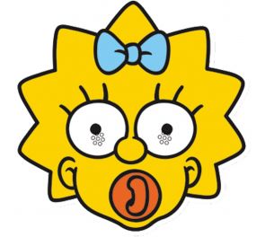 Julkkisnaamari, Maggie Simpson