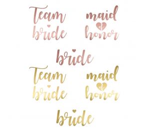 Team Bride -tatuoinnit