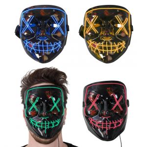 LED-maskit valolla