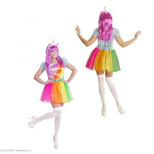 Rainbow Unicorn -mekko ja sarvi-pääpanta