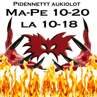 Tervetuloa Punanaamio-myymälöihin
