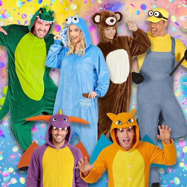 Hauskat ja värikkäät penkkariasut, rekvisiitta ja asusteet