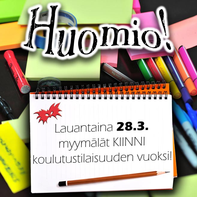 Karnevaalikauppa Punanaamion kivijalkamyymälät