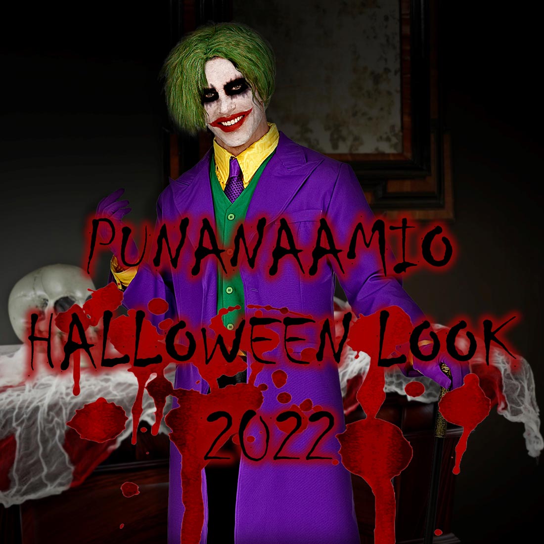 Punanaamio Halloween Look 2022